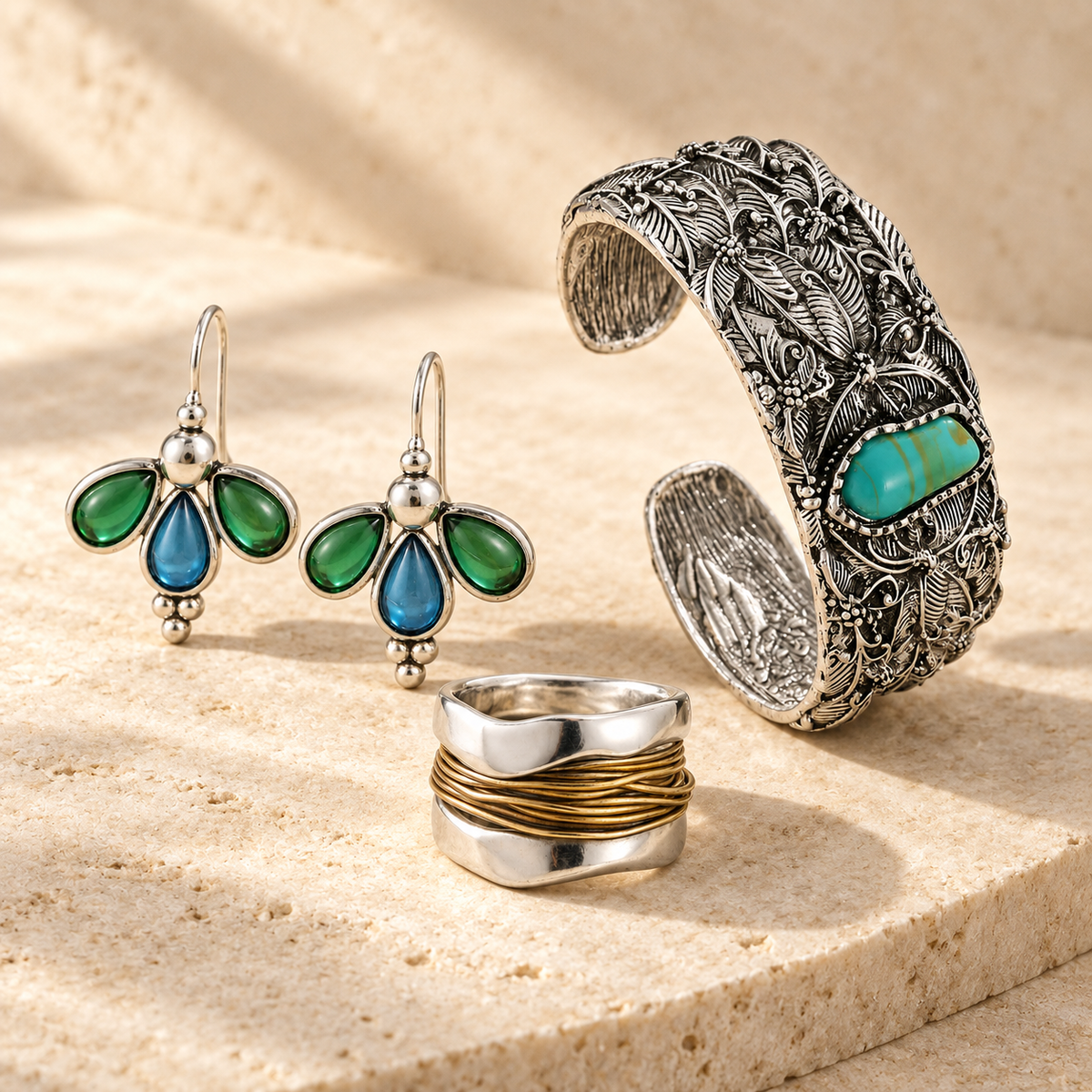 Selección de joyas de la colección BEST SELLERS de Aura del Sol