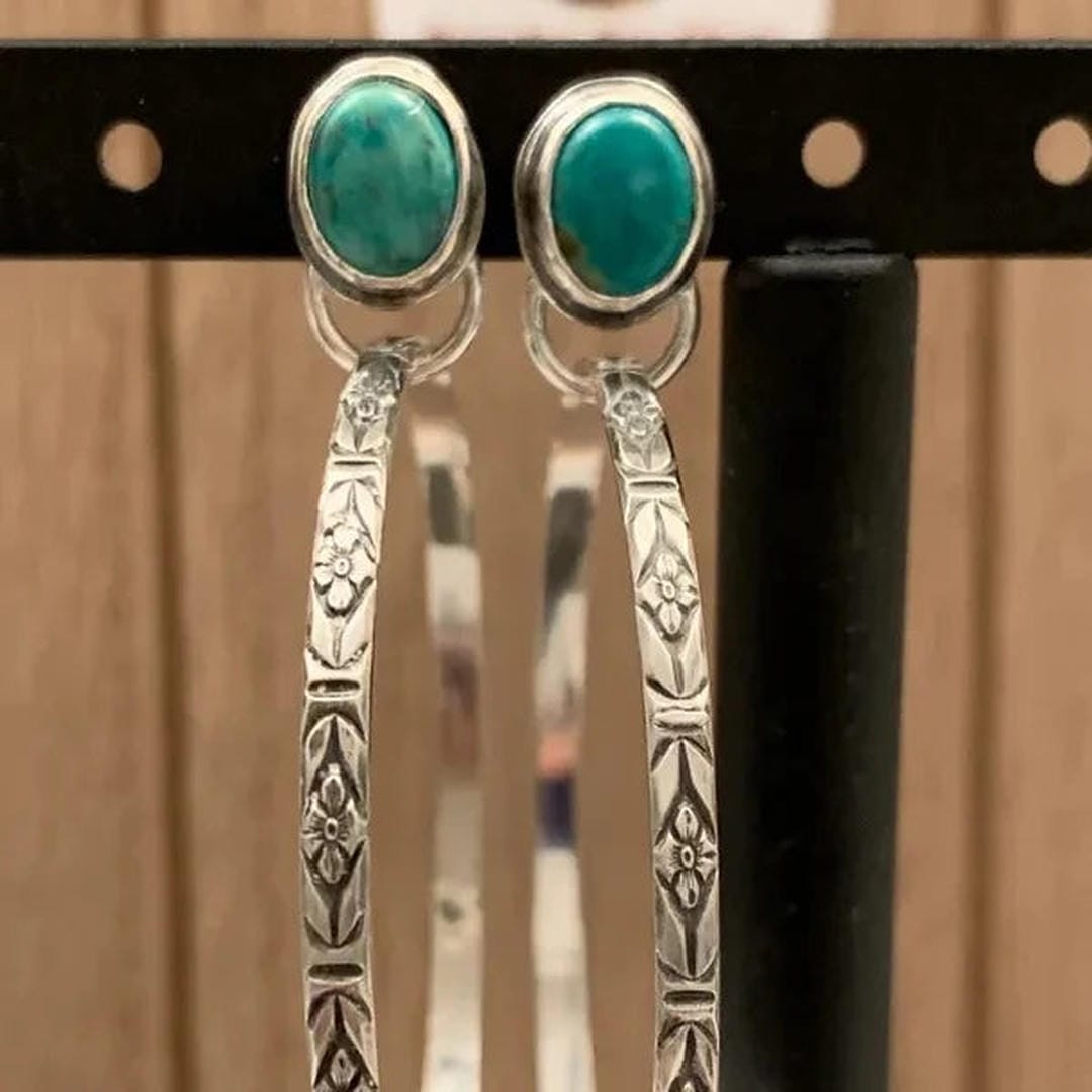 Pendientes vintage de ónix estilo bohemio-chic