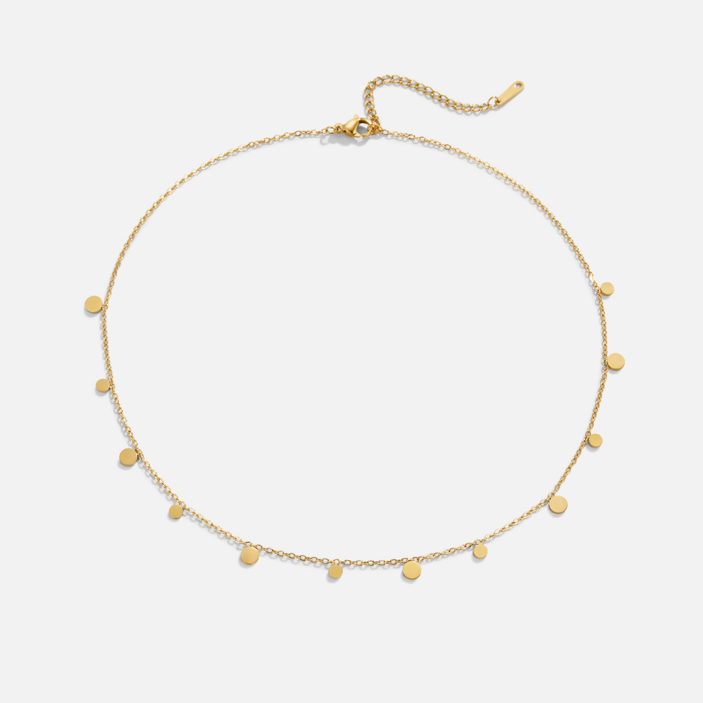 Collar con Gotas Agatha Gold