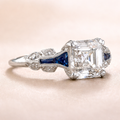 Anillo Antiguo de la Herencia Azul Rey