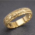 Anillo Cadena de Oro Infinito