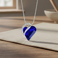 Collar Corazón Infinito con Zafiro