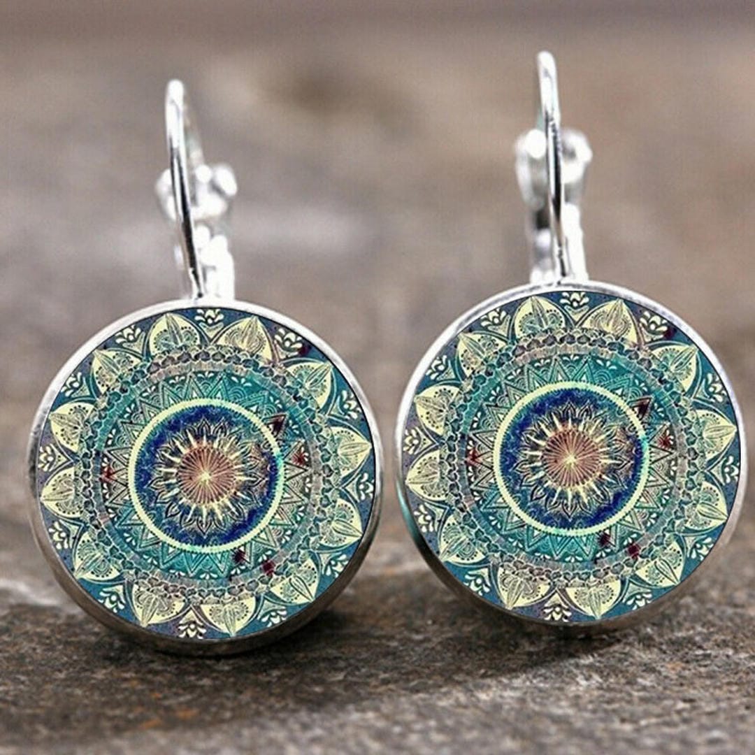 Pendientes de Gema Mandala Time