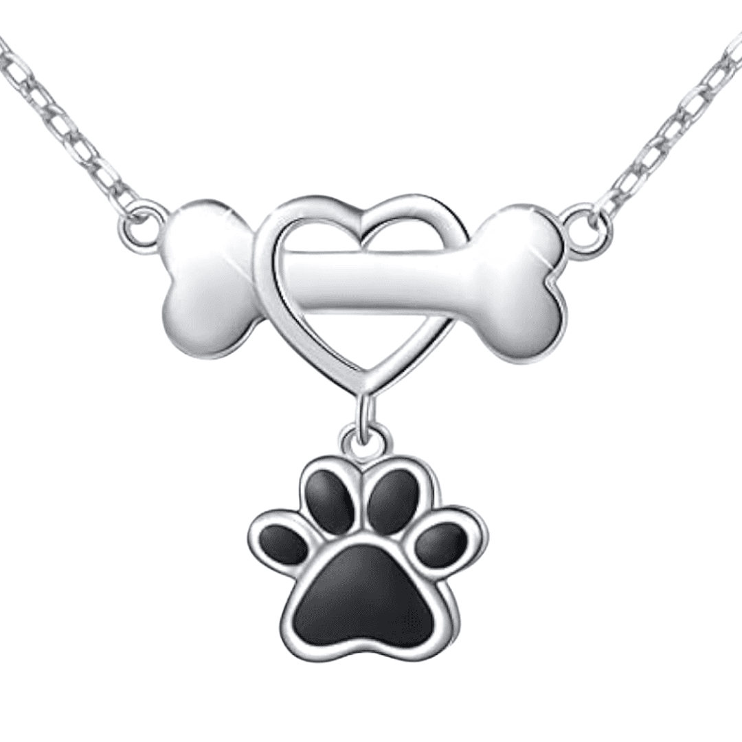 Collar con colgante de corazón de plata "Mejor amiga"