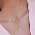 Collar Infinito con Huella de Perro