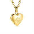 Collar con colgante de pata de amor