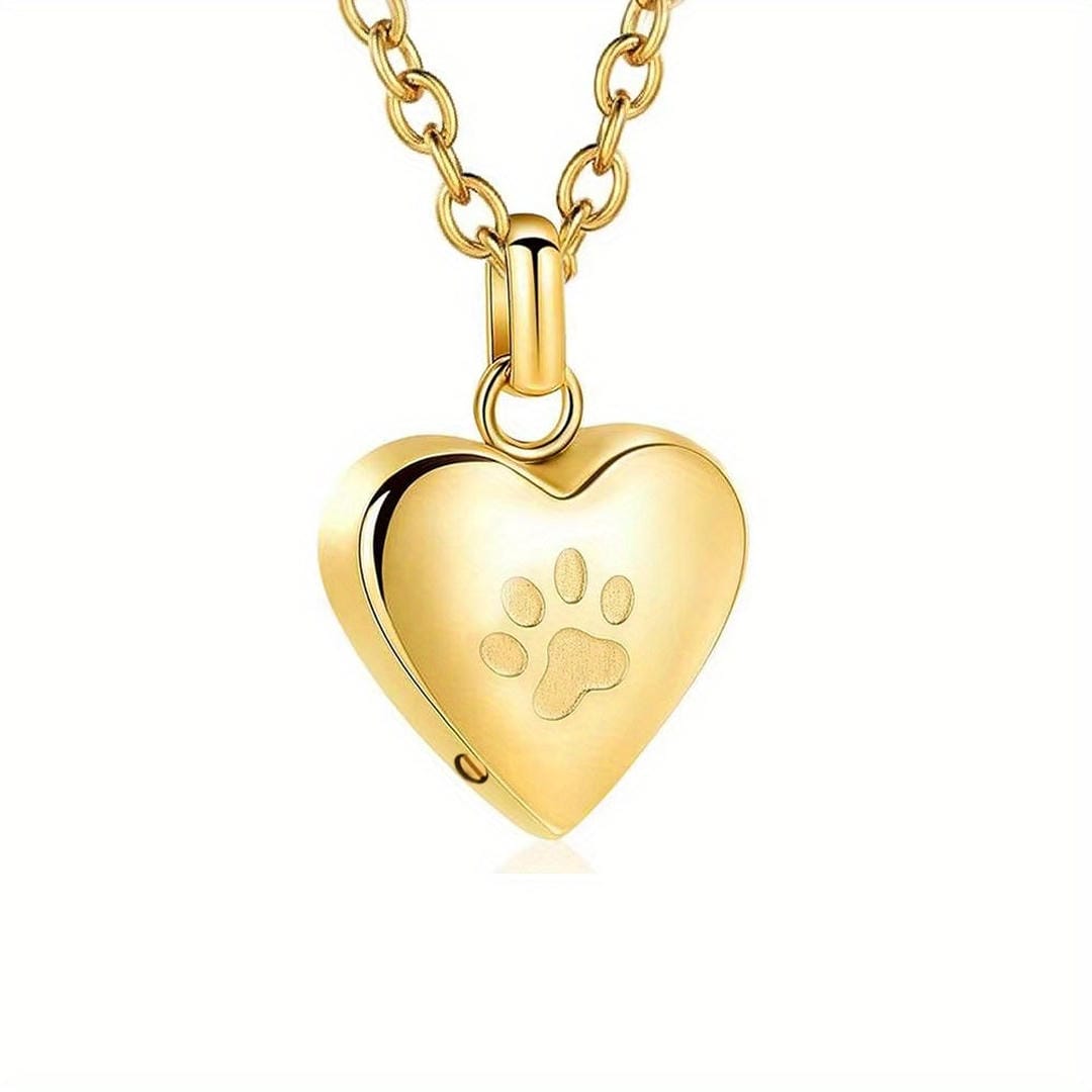 Collar con colgante de pata de amor