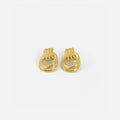 Pendientes Elegantes de Nudos Entrelazados en Oro