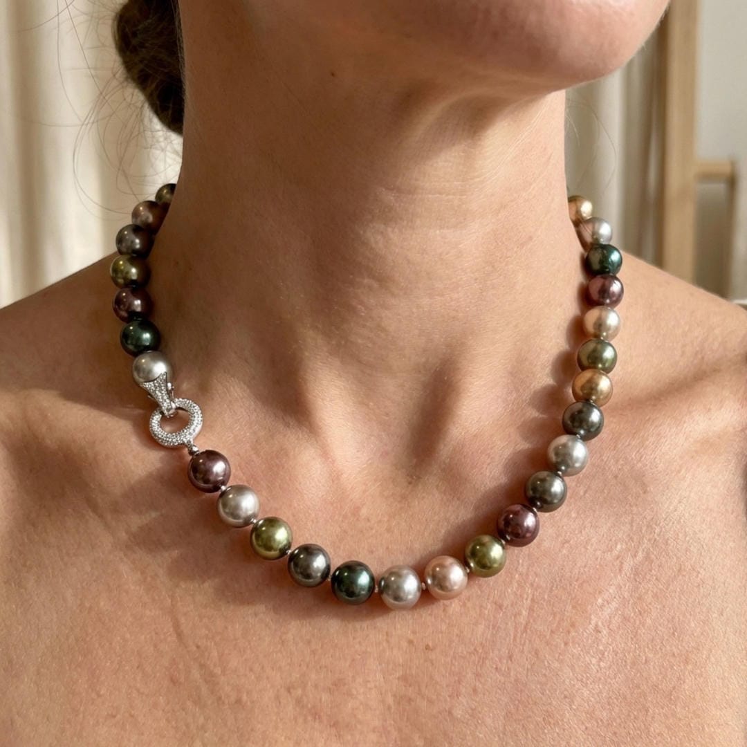 Collar de perlas Midnight Pearl