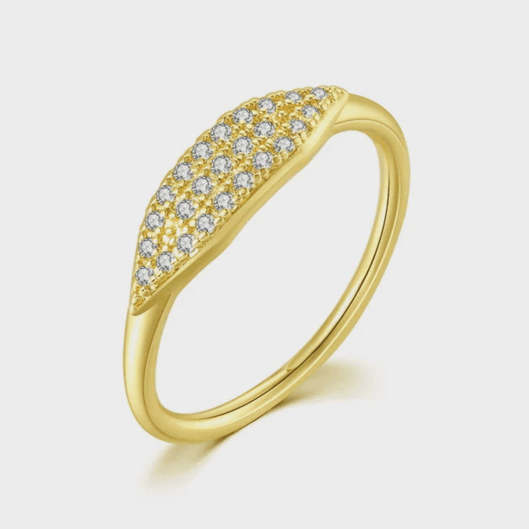 Anillo apilable Pavé Marquise