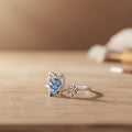 Anillo Mariposa de Zafiro