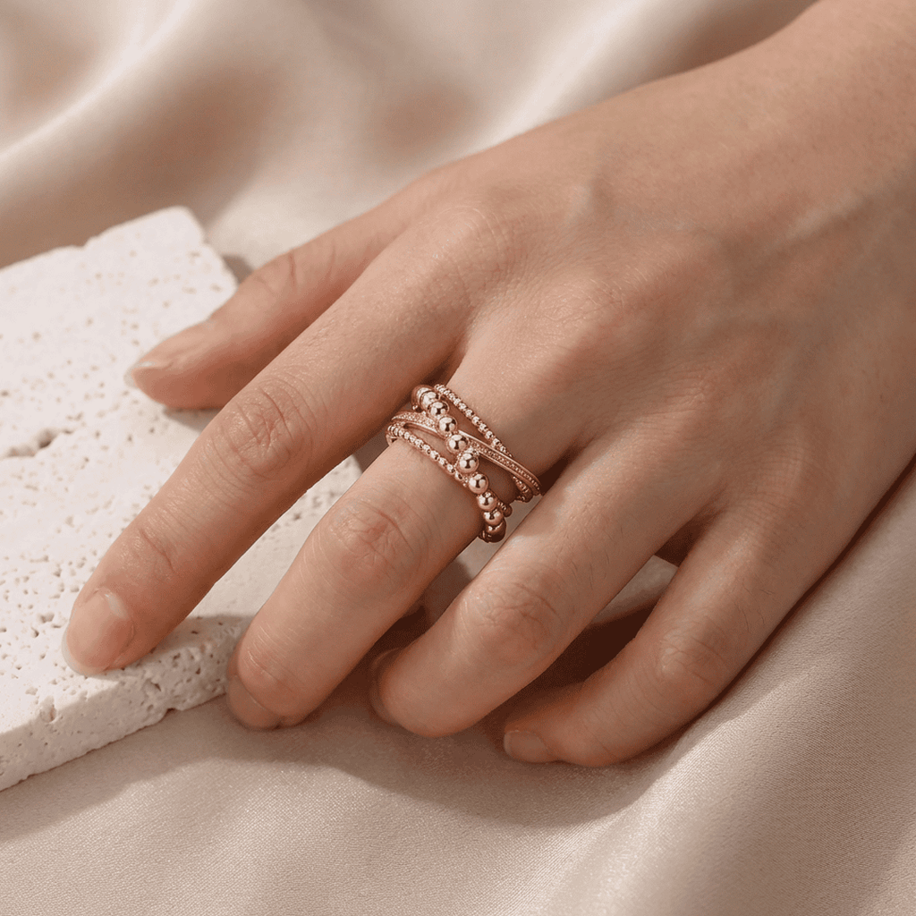 Anillo giratorio vintage ajustable