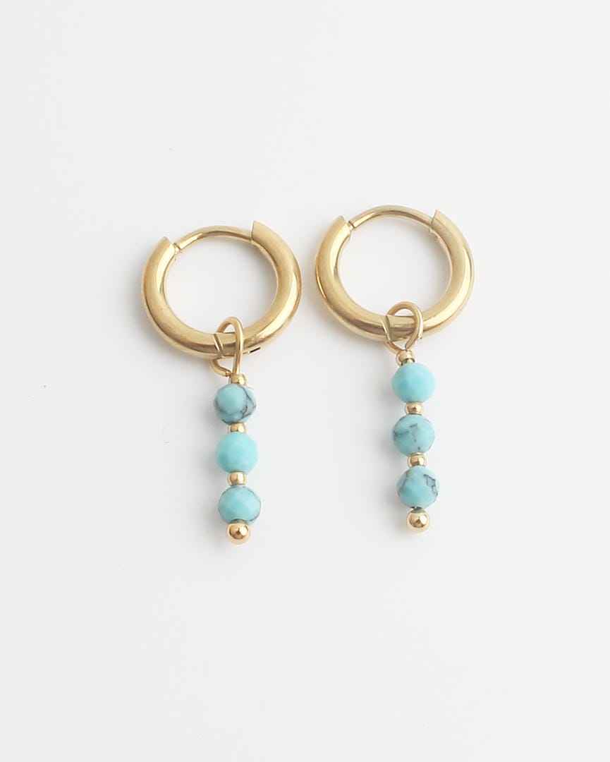 Pendientes Mon Cheri Piedra Natural
