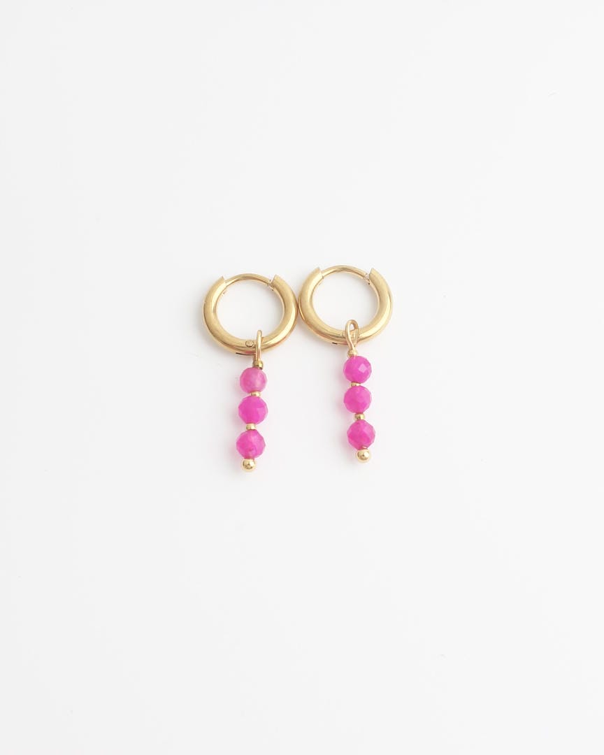 Pendientes Mon Cheri Piedra Natural