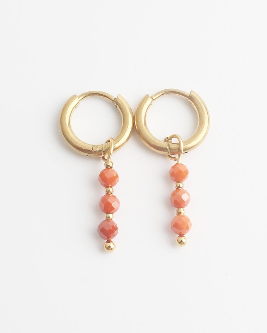 Pendientes Mon Cheri Piedra Natural