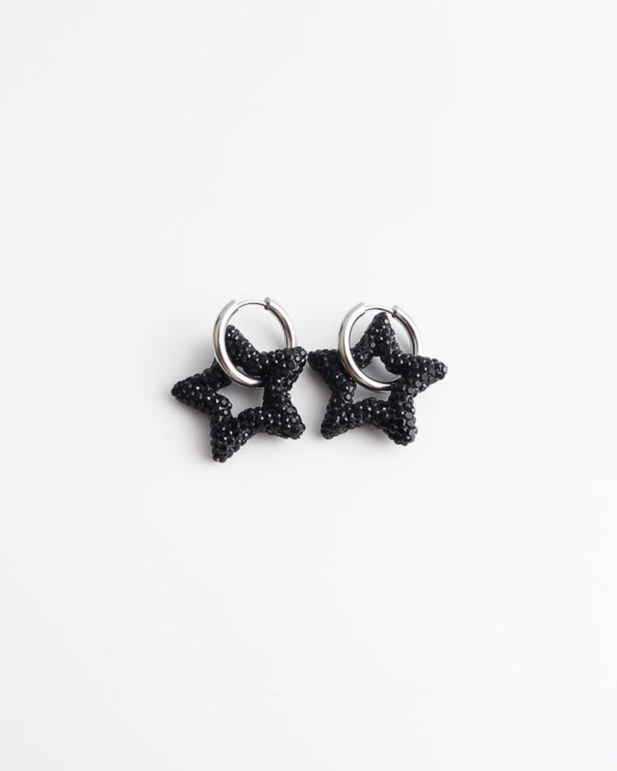 Pendientes de Estrella de Cristal Tonificado