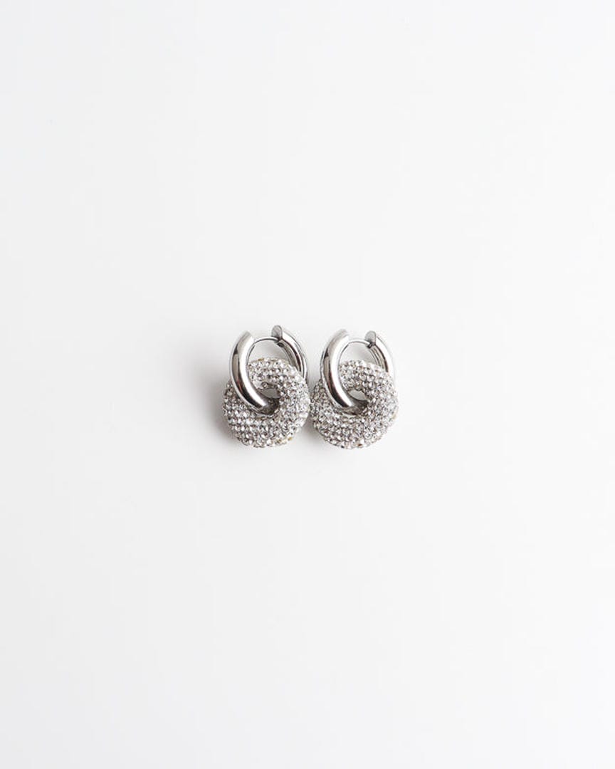 Pendientes de gota Círculo de Cristal