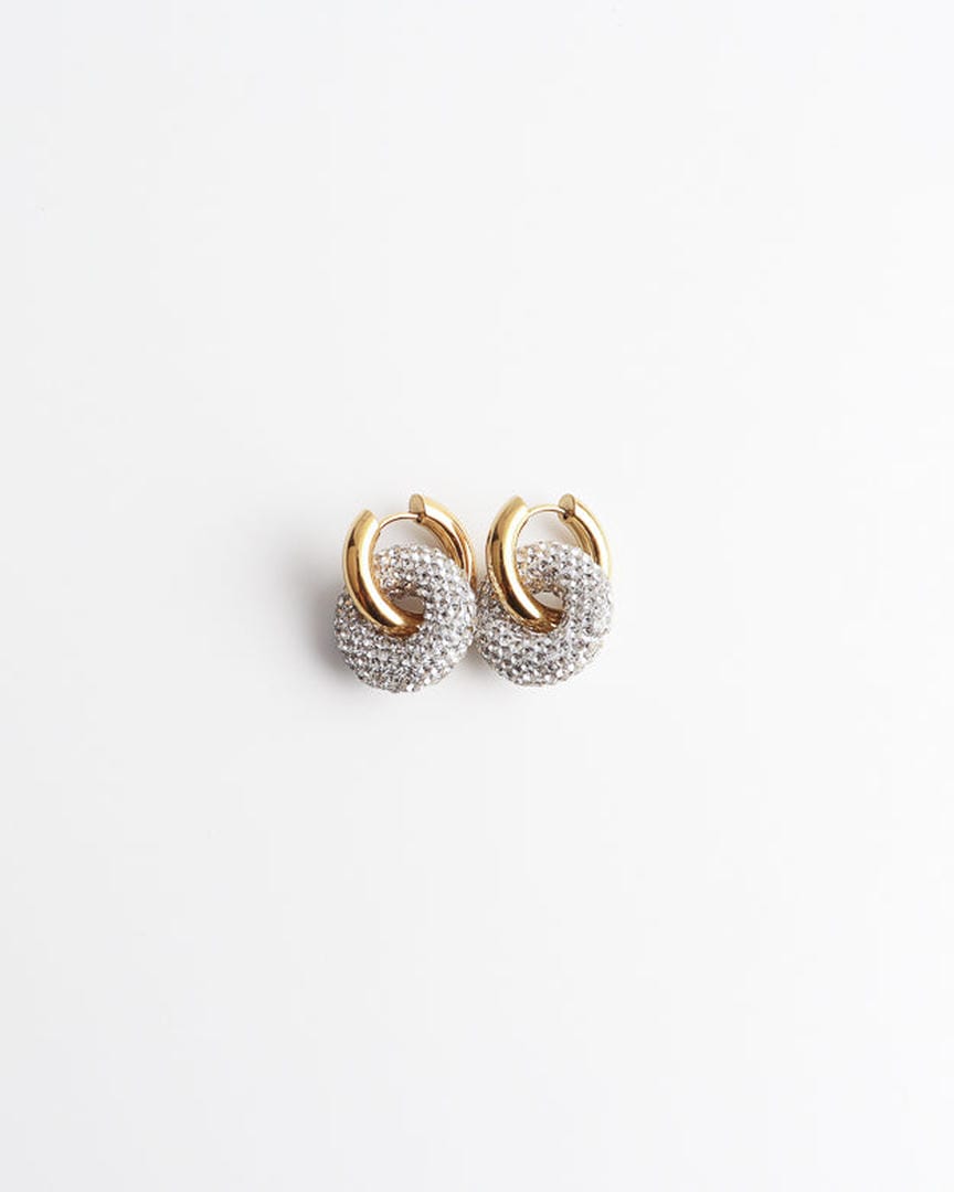 Pendientes de gota Círculo de Cristal