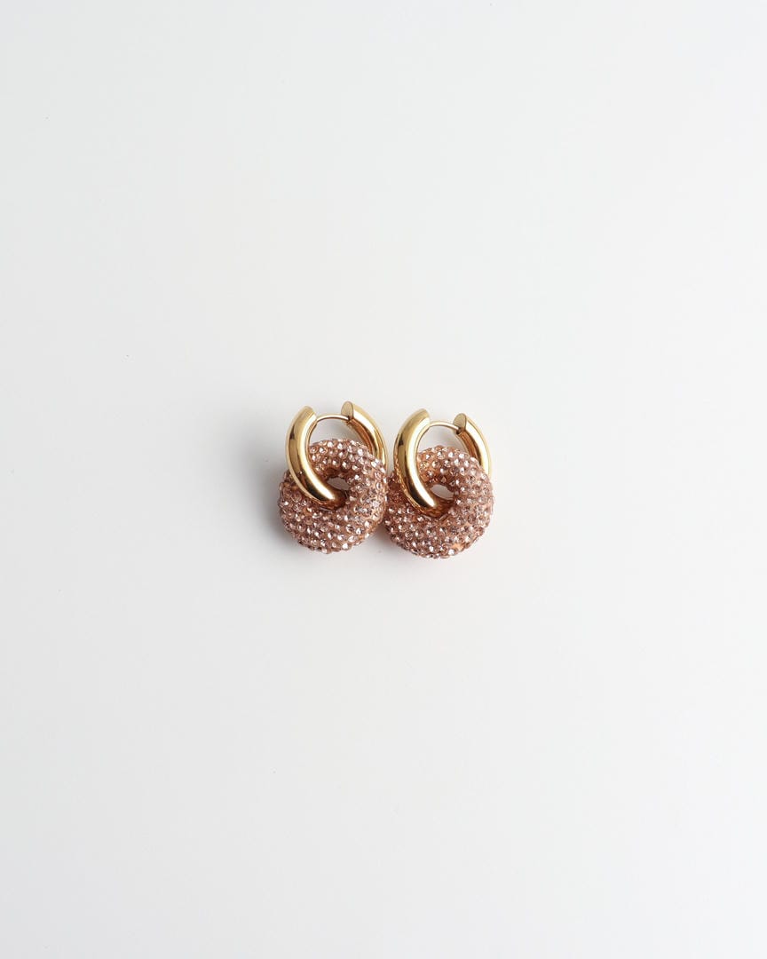 Pendientes de gota Círculo de Cristal