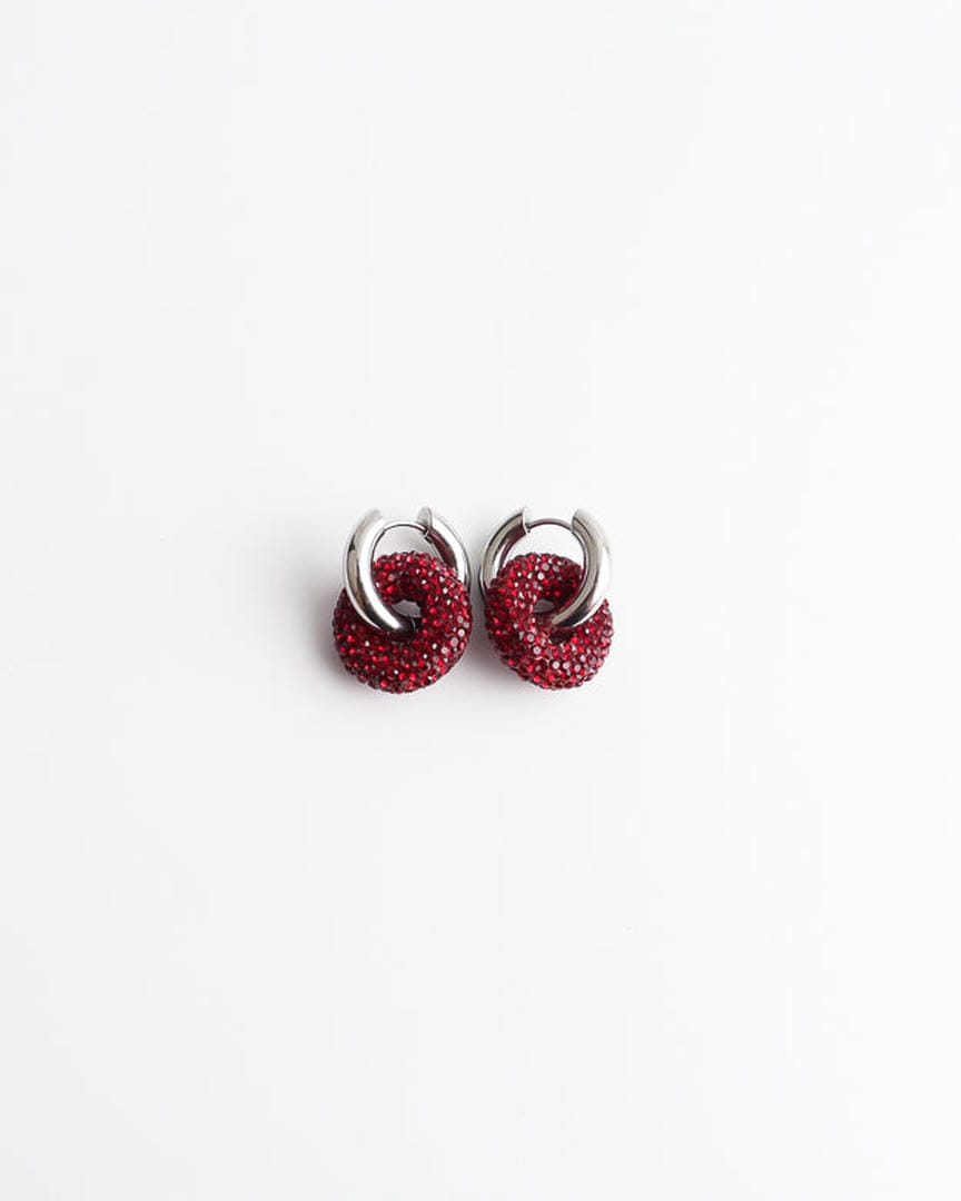 Pendientes de gota Círculo de Cristal