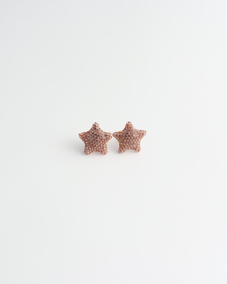 Pendientes de Estrella con Pavé