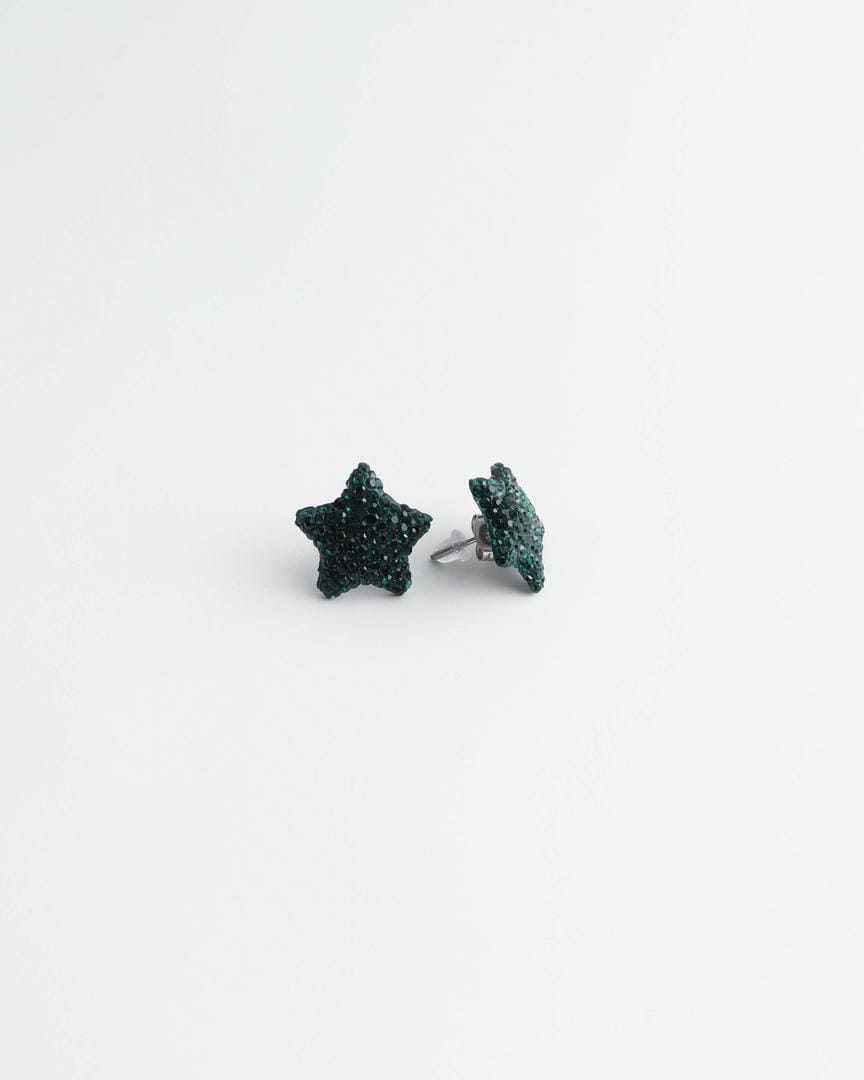 Pendientes de Estrella con Pavé
