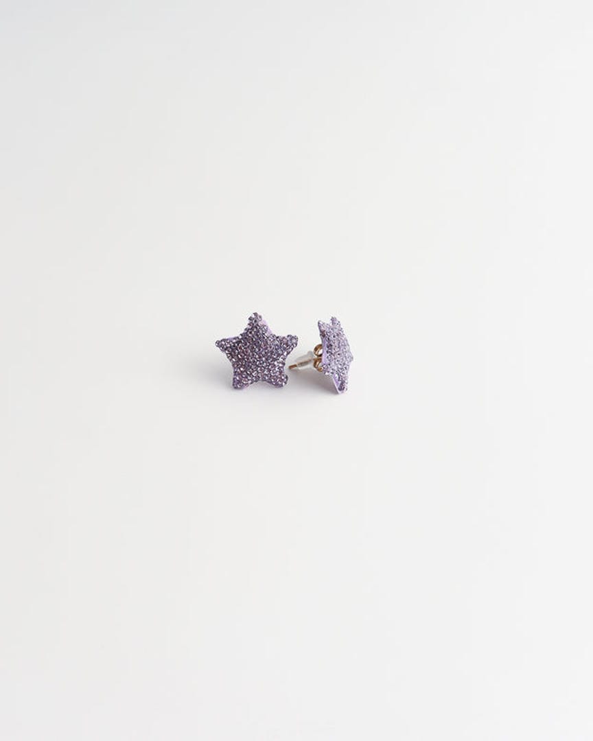 Pendientes de Estrella con Pavé
