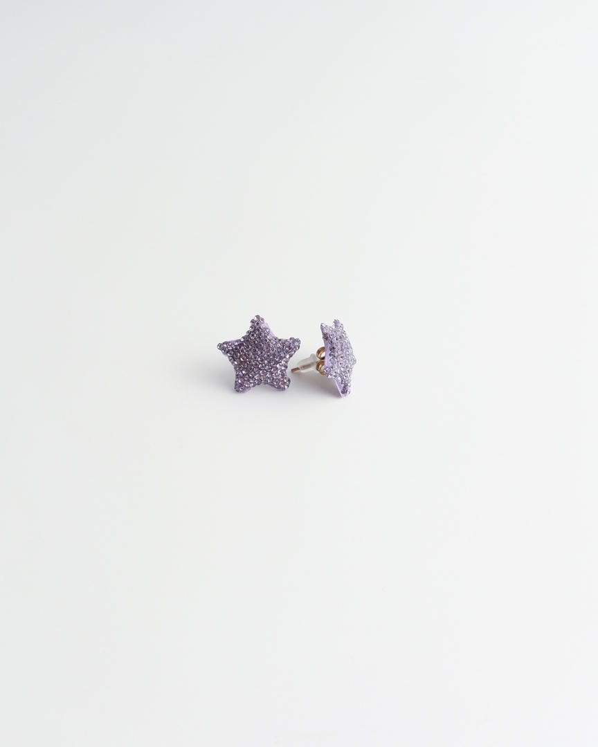Pendientes de Estrella con Pavé