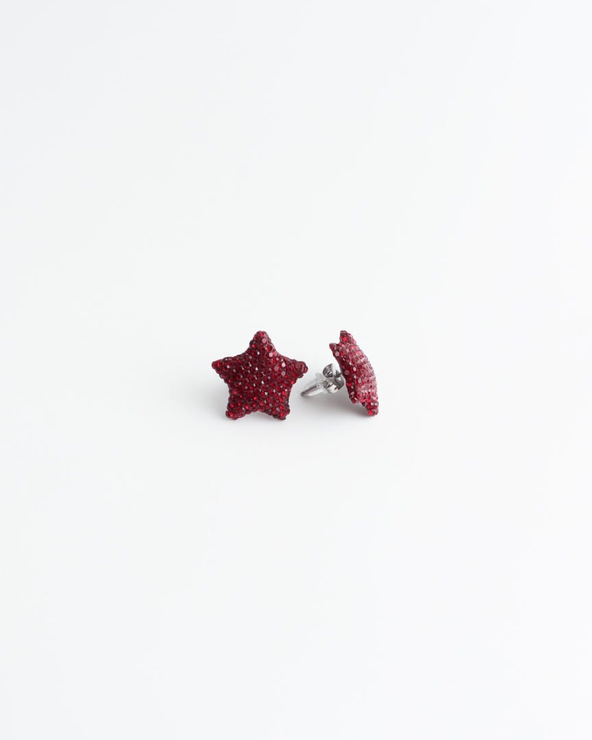 Pendientes de Estrella con Pavé