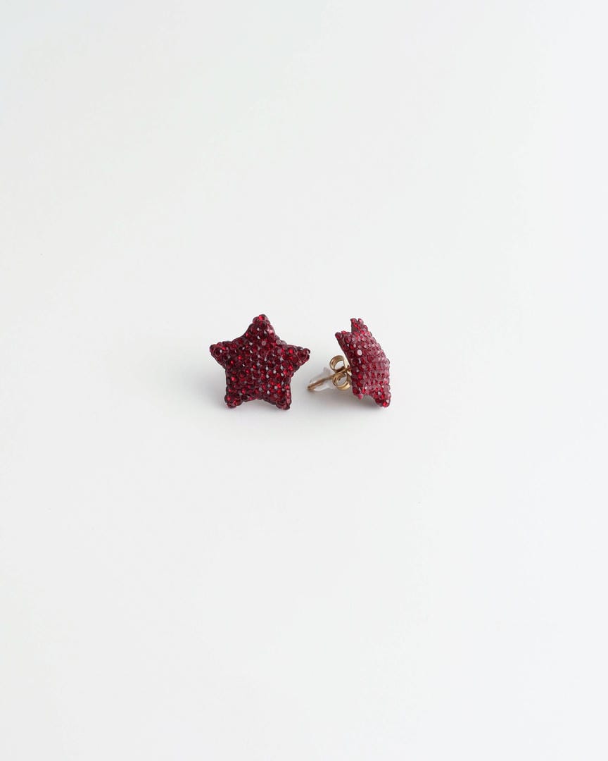 Pendientes de Estrella con Pavé