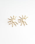 Pendientes de tuerca grandes Sunburst