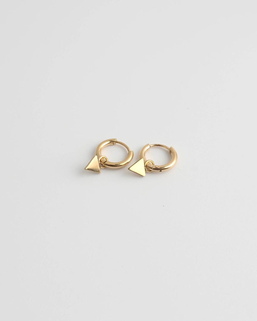 Pendientes Colgantes Elegantes Pequeño Triángulo