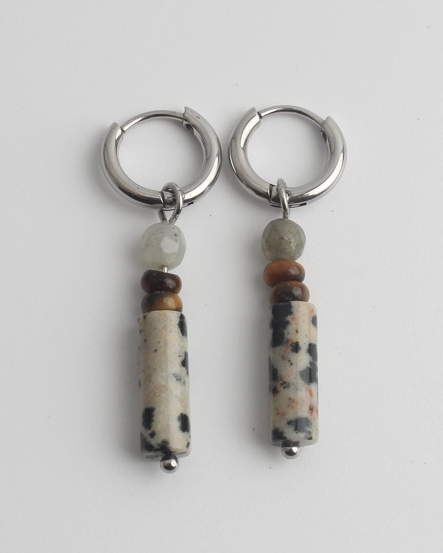 Aretes Frida de Jaspe Pulido