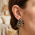 Pendientes triangulares de cebra