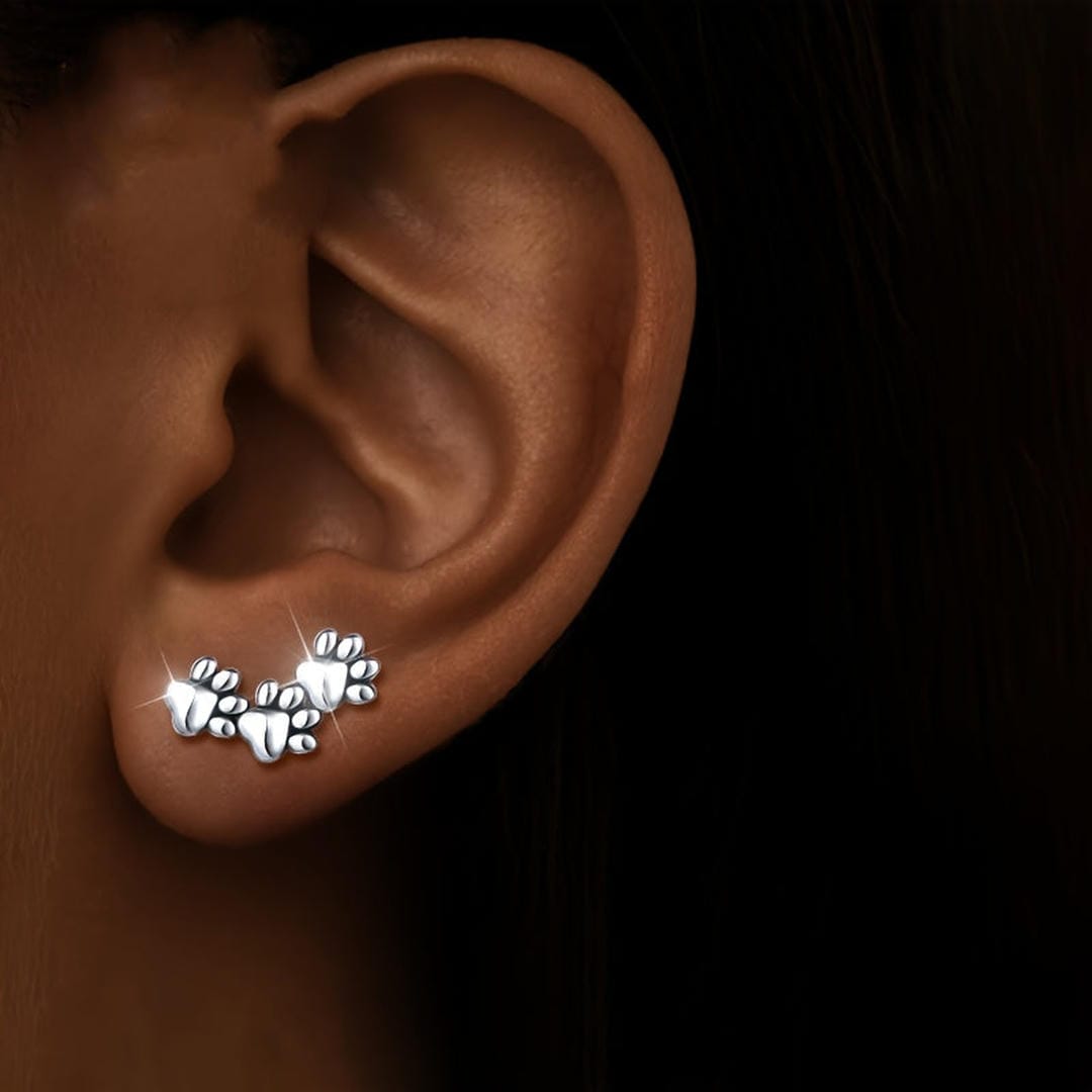 Aretes "Pata de Plata"