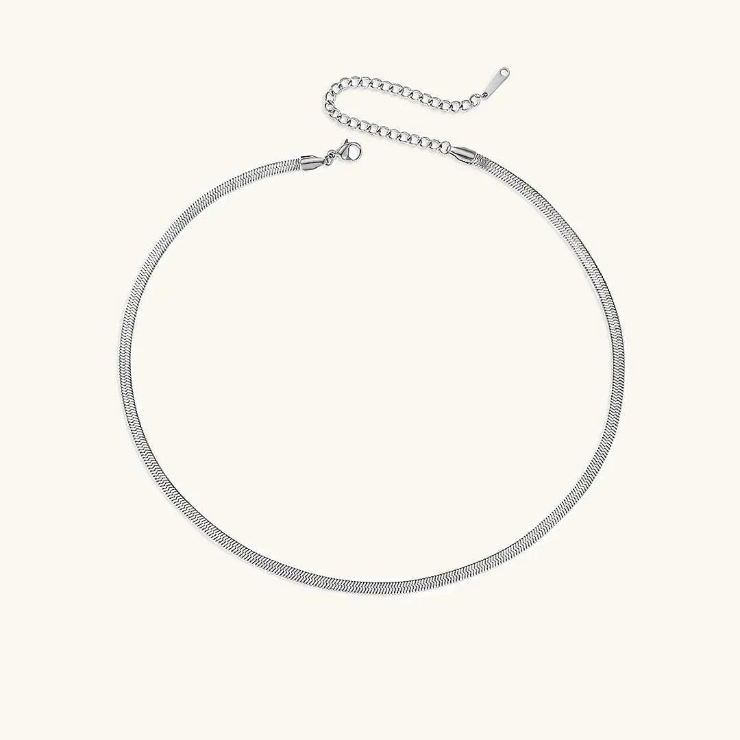 Collar de oro atemporal con diseño de espiga