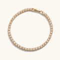 Elegante pulsera de tenis con cristales