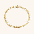 Pulsera de cadena de oro vintage