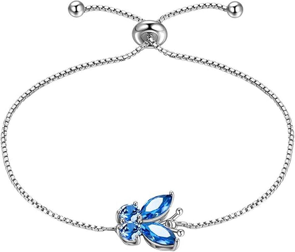 Pulsera Mariposa Zafiro