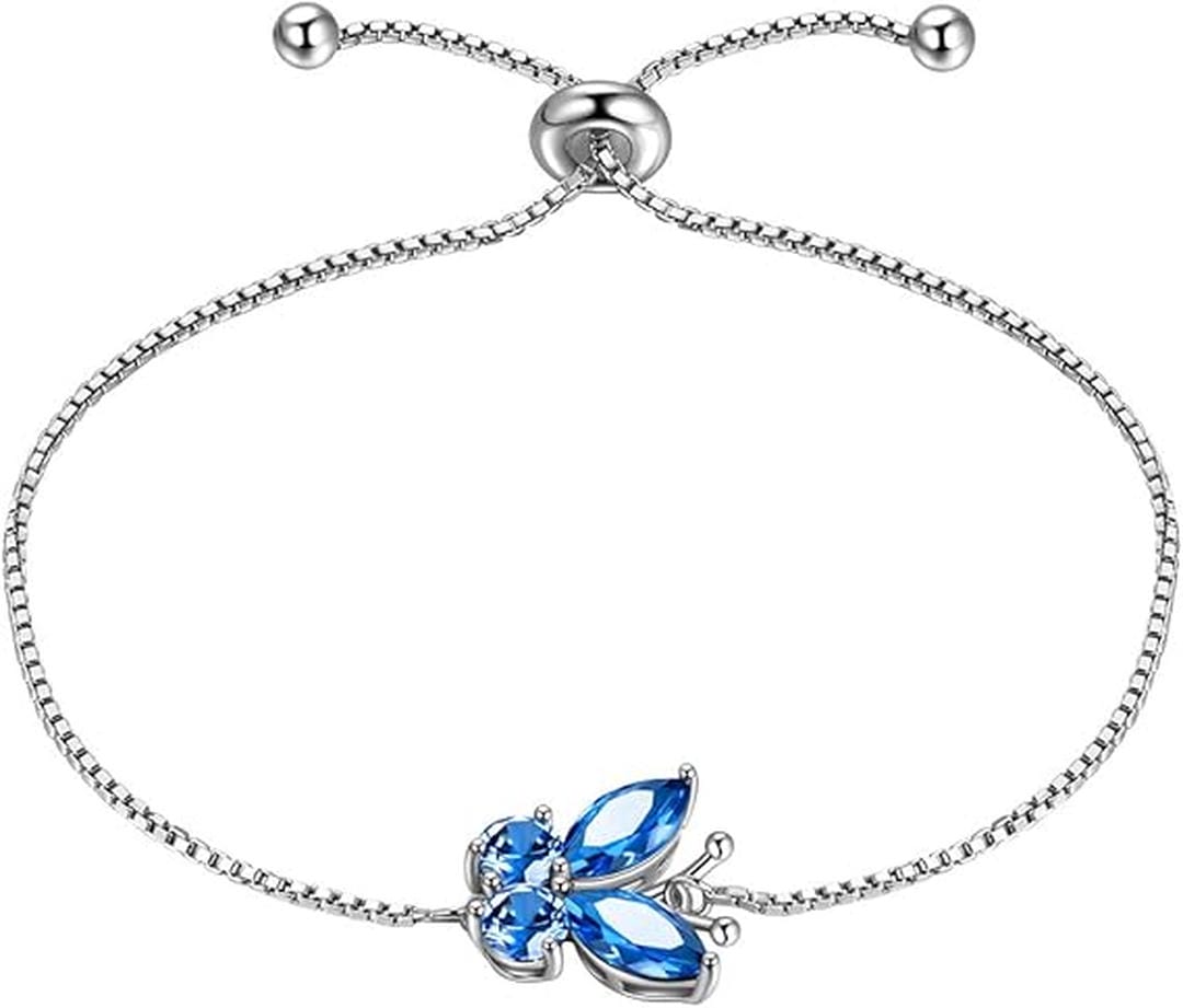 Pulsera Mariposa Zafiro