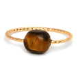 Anillo Delgado con Piedras de Colores