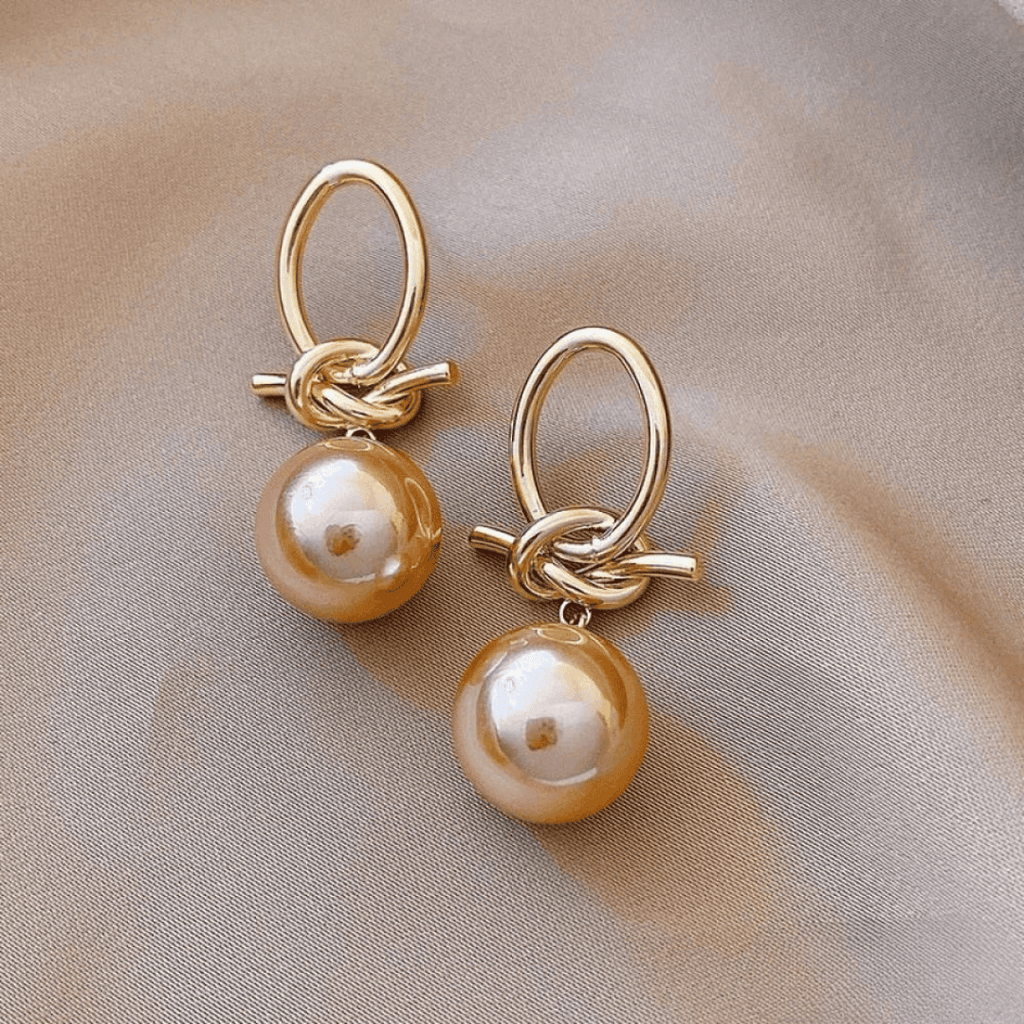 Pendientes de perlas atemporales