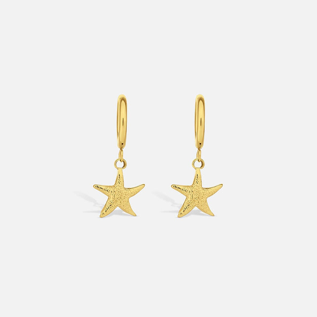 Pendientes Colgantes de Estrella de Mar Océano
