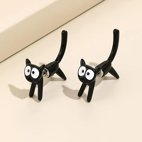 Pendiente Metálico de Gato