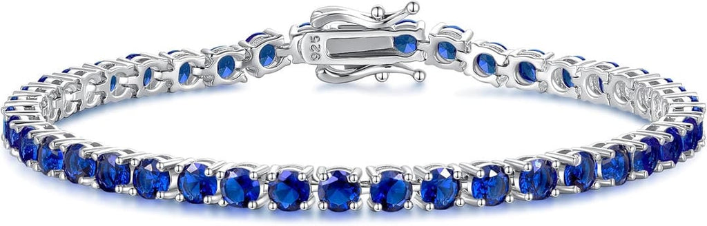 Pulsera de tenis de zafiros