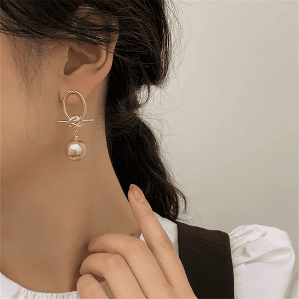 Pendientes de perlas atemporales