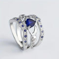 Conjunto de anillos Azura Lux Eterna