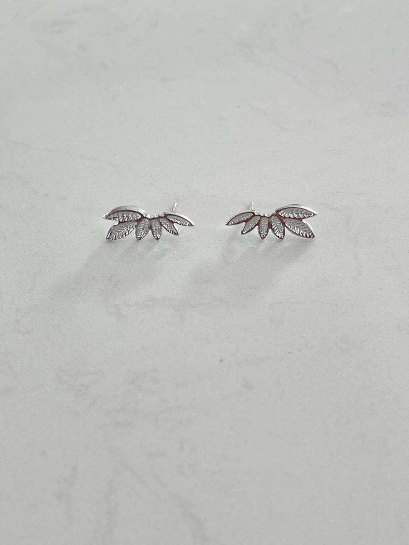 Pendientes Vera Gorgeous Leaves con tachuelas