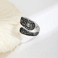Anillo envolvente Bosque Búho de Plata