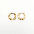 Aretes de aro Huggie elegantes